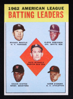 Pete Runnels / Mickey Mantle / Floyd Robinson / Norm Siebern / Chuck Hinton 1963 Topps #2 / AL Batting Leaders at PristineAuction.com