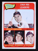 Brooks Robinson / Harmon Killebrew / Mickey Mantle / Dick Stuart 1965 Topps #5 / AL RBI Leaders at PristineAuction.com