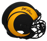 Kyren Williams Signed Rams Full-Size Authentic On-Field Eclipse Alternate Speed Helmet (Beckett) at PristineAuction.com