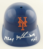 Dwight "Doc" Gooden Signed Mets Full-Size Batting Helmet Inscribed "84 R.O.Y." & "Mets HOF" (Beckett) at PristineAuction.com
