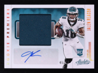 Jalen Reagor 2020 Absolute Rookie Premiere Material Autographs Jumbo #215 RC #46/49 at PristineAuction.com