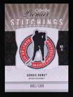 Gordie Howe 2009-10 OPC Premier Stitchings #PSGH #81/199 at PristineAuction.com