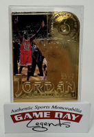Michael Jordan 1999 Fleer Retirement 22Kt Gold Card at PristineAuction.com