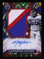 Lawrence Taylor 2023 Topps Composite Resurgence Patch Autographs Electron Gold #RPALT #8/15 at PristineAuction.com