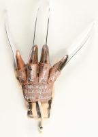 Charles Belardinelli Signed "A Nightmare on Elm Street" Freddy Krueger Glove Inscribed "This is God", "Freddy Krueger" & "1..2 Freddys Coming For You" (ACOA) at PristineAuction.com