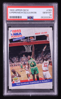 Sam Perkins / Hakeem Olajuwon 1993-94 Upper Deck #189 PO (PSA 10) at PristineAuction.com