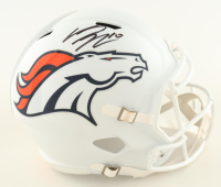 Bo Nix Signed Broncos Full-Size Speed Helmet (Beckett) at PristineAuction.com