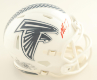 Michael Vick Signed Falcons Salute to Service Alternate Speed Mini Helmet (JSA) at PristineAuction.com