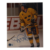 Daniel Alfredsson Signed Team Sweden 8x10 Photo (Beckett) at PristineAuction.com