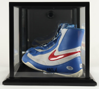 Mike Tyson Signed Nike Boxing Shoe with Display Case (PSA & Tyson) at PristineAuction.com