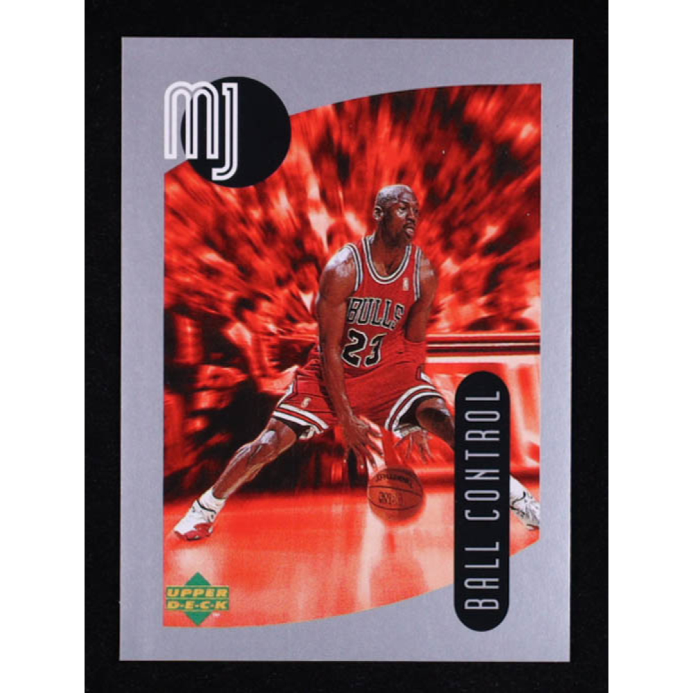 Michael Jordan 1998 Upper Deck MJ Sticker Collection #82 at PristineAuction.com