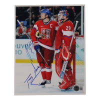 Tomas Vokun & Patrik Elias Signed Team Russia 8x10 Photo (Beckett) at PristineAuction.com