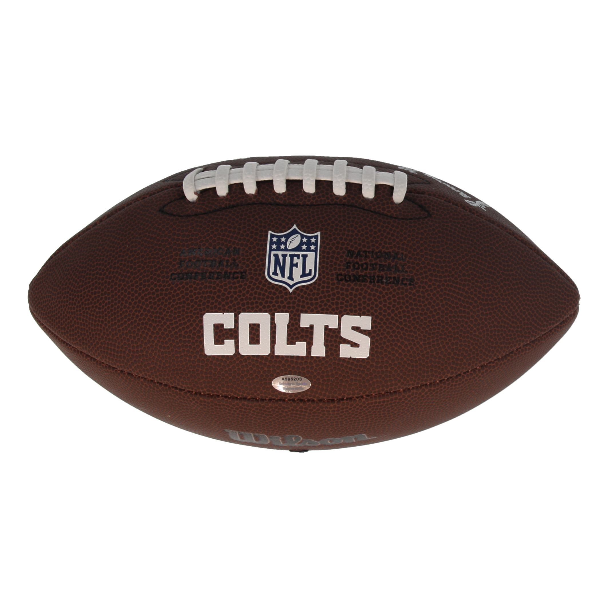 Lenny Moore Signed Colts Logo Football Inscribed "HOF 75" (Schwartz) at PristineAuction.com Lenny Moore Signed Colts Logo Football Inscribed "HOF 75" (Schwartz) at PristineAuction.com