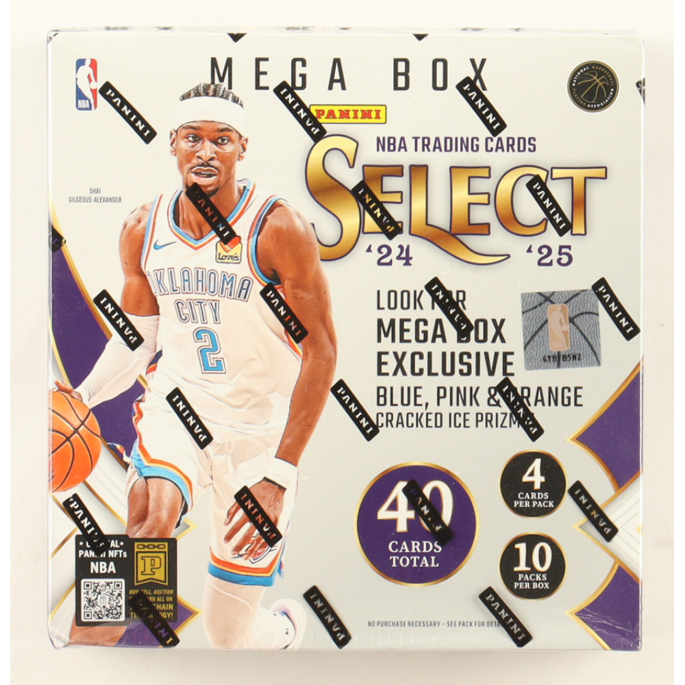 2024-25 Panini Select Basketball Mega Box with (10) Packs at PristineAuction.com