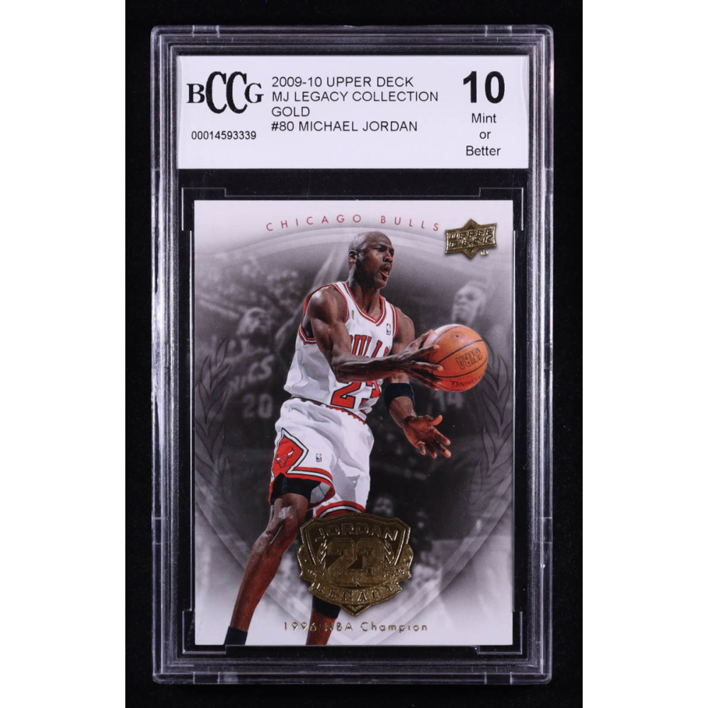 Michael Jordan 2009-10 Upper Deck Michael Jordan Legacy Collection Gold #80 (BCCG 10) at PristineAuction.com