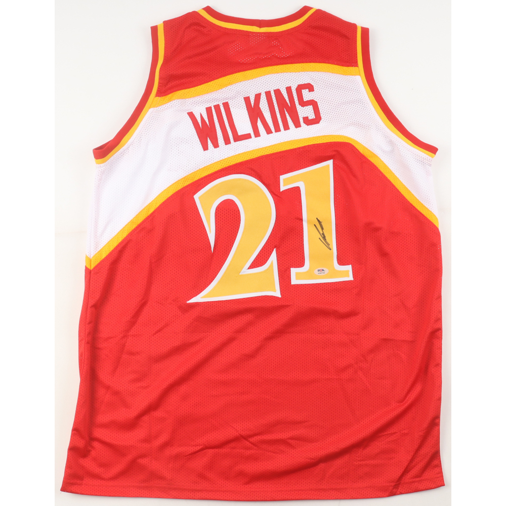 Dominique Wilkins Signed Jersey (PSA) at PristineAuction.com