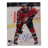Dan Boyle Signed Team Canada 8x10 Photo (Beckett) at PristineAuction.com