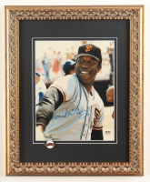 Willie McCovey Signed Giants Custom Framed Photo Display With Giants Pin (PSA) at PristineAuction.com