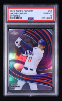 Shohei Ohtani 2024 Topps Chrome Strokes #S2 (PSA 10) at PristineAuction.com