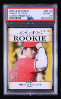 Shohei Ohtani 2018 Leaf Achievement Gold #RA01 RC #076/100 (PSA 10) at PristineAuction.com