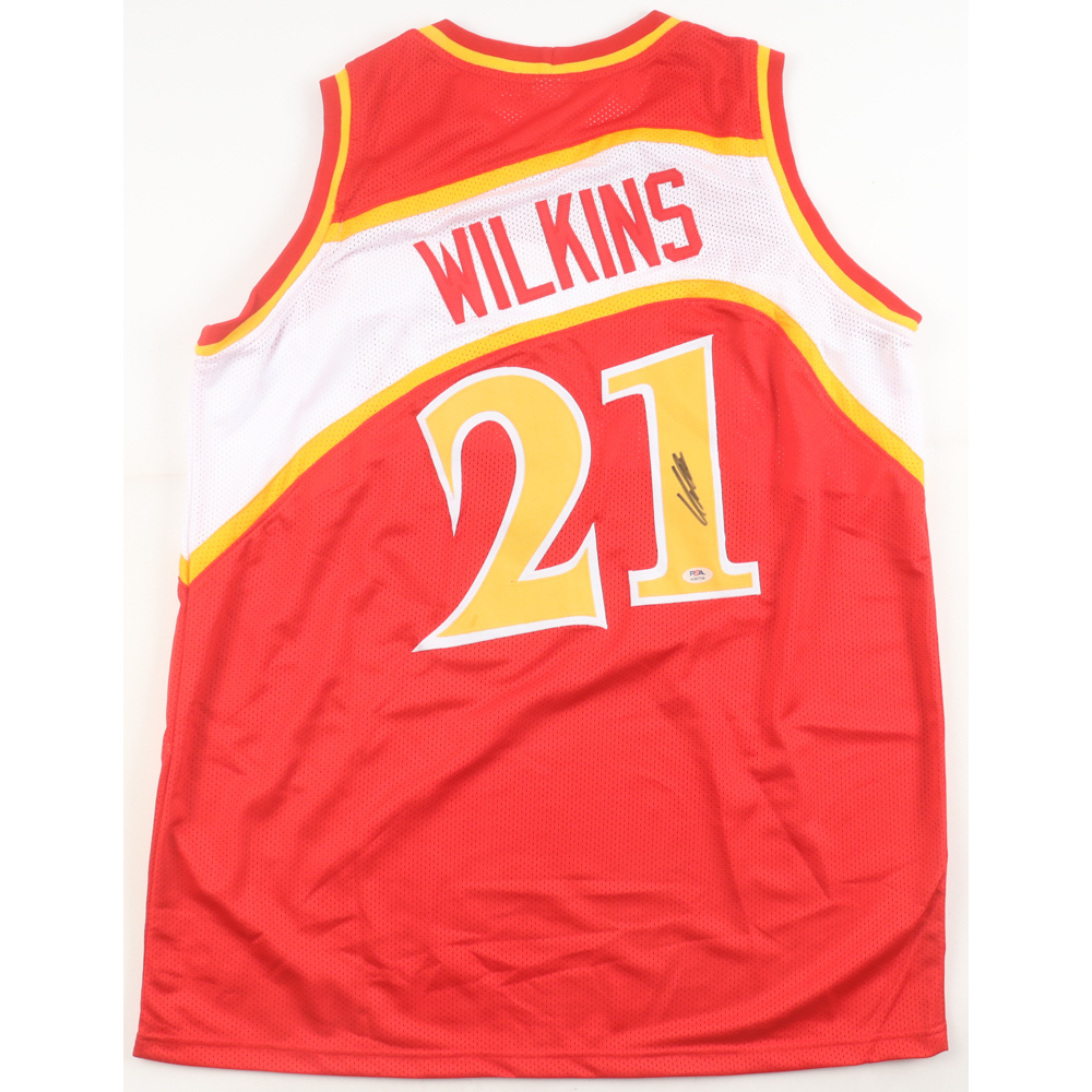 Dominique Wilkins Signed Jersey (PSA) at PristineAuction.com