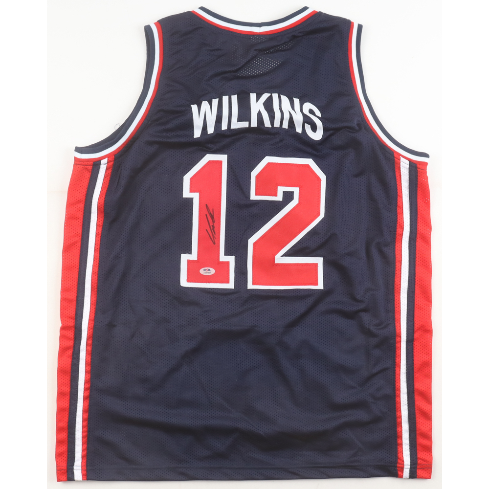 Dominique Wilkins Signed Jersey (PSA) at PristineAuction.com