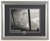 Yankee Stadium Custom Framed "Take Me Out To The Ballgame" Photo Print With Rhinestone Team Logo Pin at PristineAuction.com