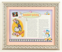1940 Mickey & Friends Custom Framed Commemorative Patch Display with Daisy Duck Jumbo Patch at PristineAuction.com