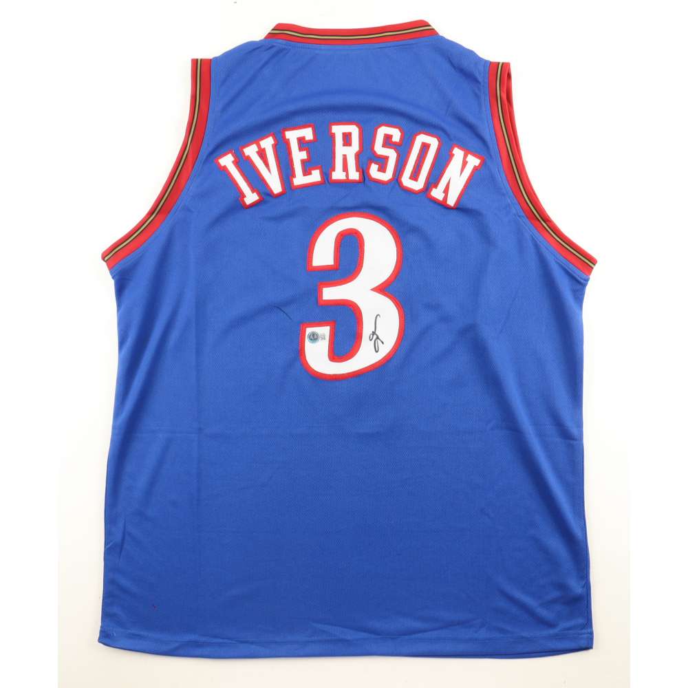 Allen Iverson Signed Jersey (Beckett) at PristineAuction.com