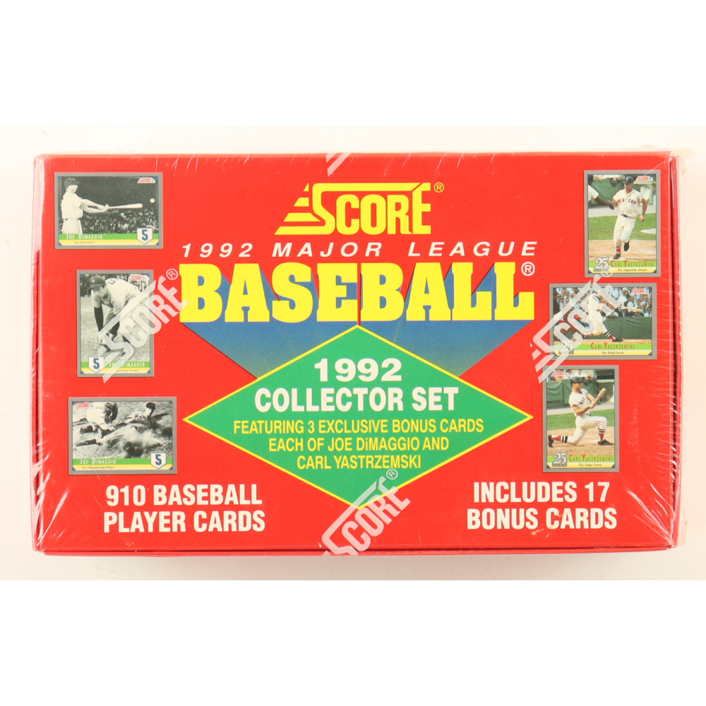 1992 Score Baseball Collector Set with (910) Cards at PristineAuction.com