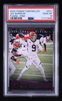 Joe Burrow 2020 Panini Chronicles Pink #PA1 RC (PSA 10) at PristineAuction.com