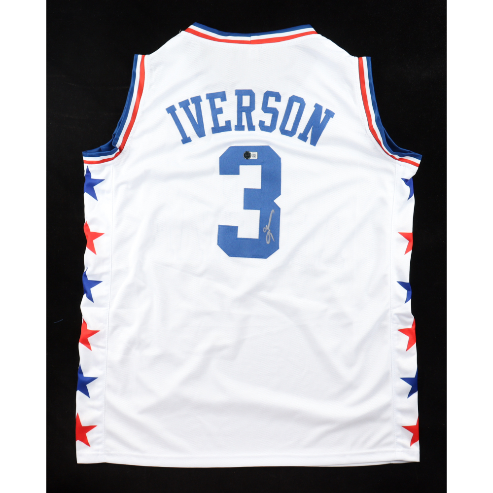 Allen Iverson Signed Jersey (Beckett) at PristineAuction.com
