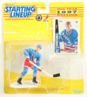 Wayne Gretzky 1997 Starting Lineup "Sports Superstar Collectibles" Action Figure with Trading Card at PristineAuction.com