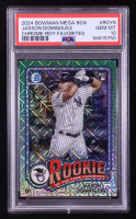 Jasson Dominguez 2024 Bowman Chrome Mega Box Rookie of the Year Favorites #ROY6 RC (PSA 10) at PristineAuction.com