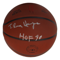 Elvin Hayes Signed Rockets Logo NBA Basketball Inscribed "HOF 90" (Schwartz) at PristineAuction.com