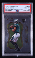 Jalen Hurts 2020 Panini Select Certified Rookies #SCR22 RC (PSA 9) at PristineAuction.com