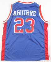 Mark Aguirre Signed Jersey Inscribed "2x NBA Champs" (Beckett) at PristineAuction.com