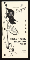1965 Dodgers Official Press-TV-Radio Guide at PristineAuction.com