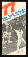 1977 Yankees Official Press-TV-Radio Guide at PristineAuction.com