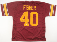 Jeff Fisher Signed Jersey Inscribed "Fight On!" (Beckett) at PristineAuction.com
