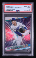 Yoshinobu Yamamoto 2024 Topps Stars of MLB #SMLB57 RC (PSA 9) at PristineAuction.com