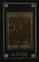 Babe Ruth 1995 Golden Legends 23KT Gold Trading Card #GL1 at PristineAuction.com