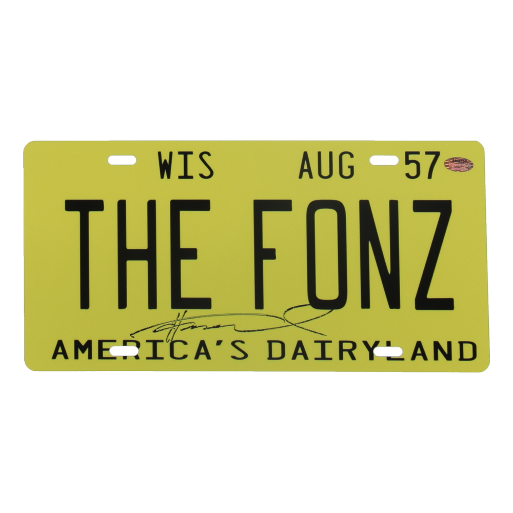 Henry Winkler Signed "Happy Days" License Plate (Schwartz) at PristineAuction.com