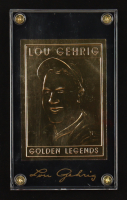 Lou Gehrig 1995 Golden Legends 23KT Gold Trading Card #GL3 at PristineAuction.com