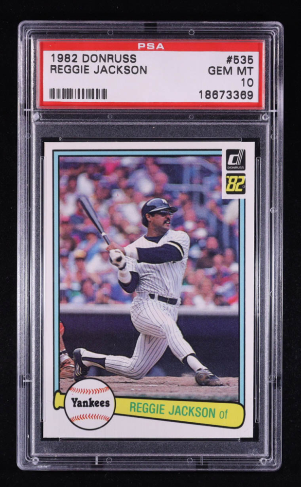 Reggie Jackson 1982 Donruss #535 (PSA 10)