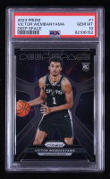 Victor Wembanyama 2023 Prizm Deep Space #1 RC (PSA 10) at PristineAuction.com