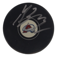 Valeri Nichushkin Signed Avalanche Logo Hockey Puck (Beckett) at PristineAuction.com