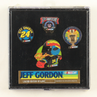 Jeff Gordon NASCAR 50th Anniversary LE Pin Set at PristineAuction.com