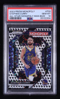 Stephen Curry 2023 Panini Prizm Monopoly All Star B&W Man #PS8 (PSA 10) at PristineAuction.com