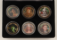 "Wizard of Oz" LE Merrick Mint 24k Gold Coin Set With (6) Colorized Coins with Original Display Case at PristineAuction.com